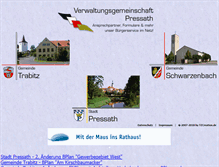 Tablet Screenshot of pressath.de