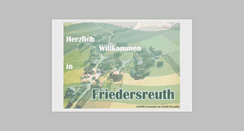 Desktop Screenshot of friedersreuth.pressath.de