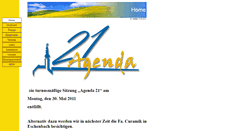 Desktop Screenshot of agenda21.pressath.de