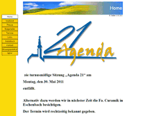 Tablet Screenshot of agenda21.pressath.de